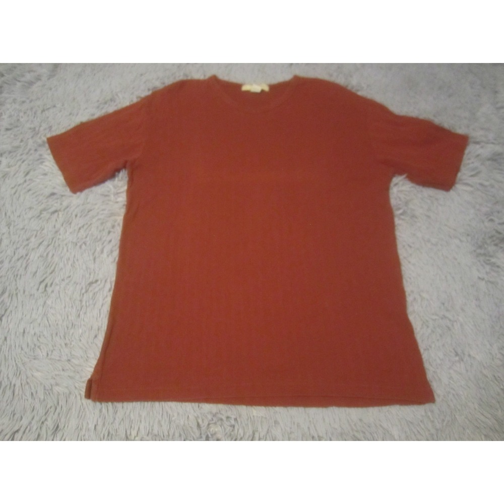 Basic Equipment Shirt Mens Medium Crew Neck Short Sleeve 100% Cotton